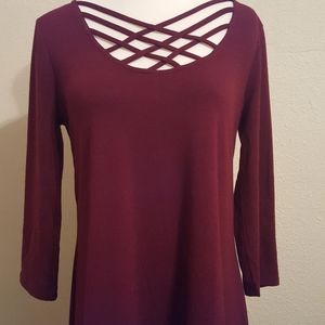 Burgundy Tunic